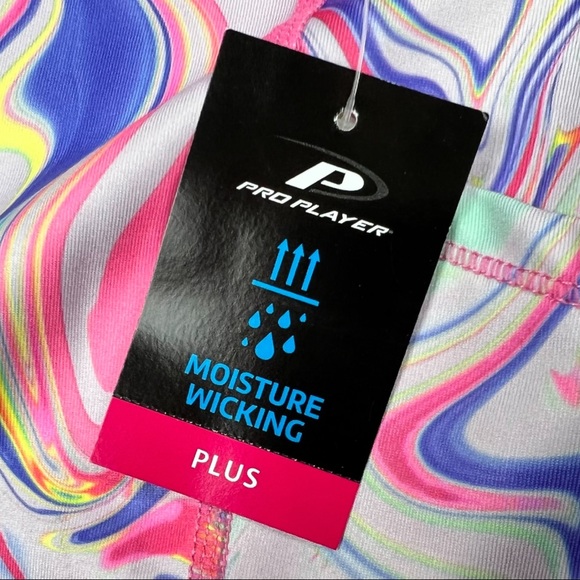 New Pro Player Marble Swirl Leggings 3X Pockets - Picture 3 of 6